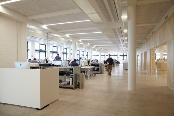 Troldtekt | Applications | Vilhelm Lauritzen | Architectural firm | Acoustic ceiling systems | Troldtekt