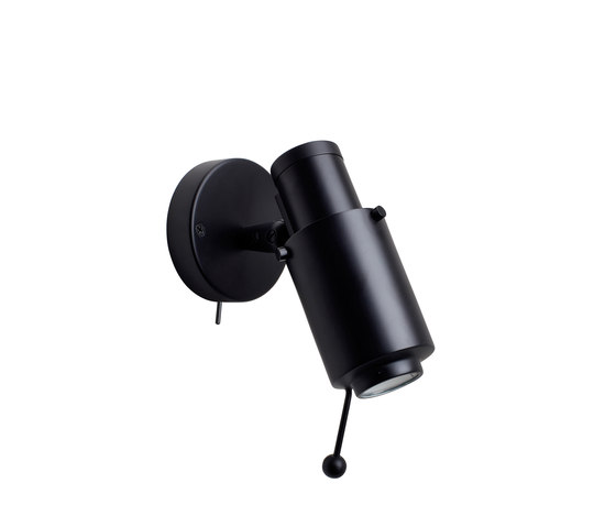 BINY | SPOT - LED black/black with switch | Wall lights | DCW éditions