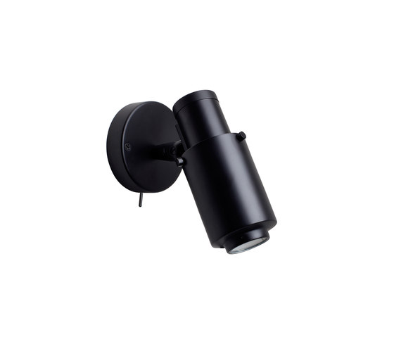 BINY | SPOT - LED black/black with switch, no stick | Wall lights | DCW éditions