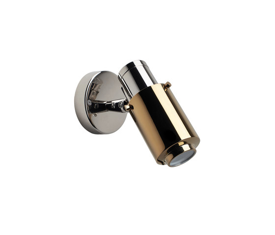 BINY | SPOT - LED nickel/gold no stick | Wall lights | DCW éditions