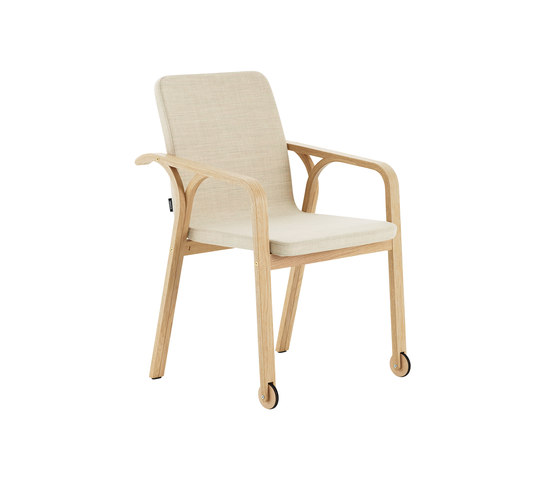 Mino armchair with wheels | Sillas | Swedese