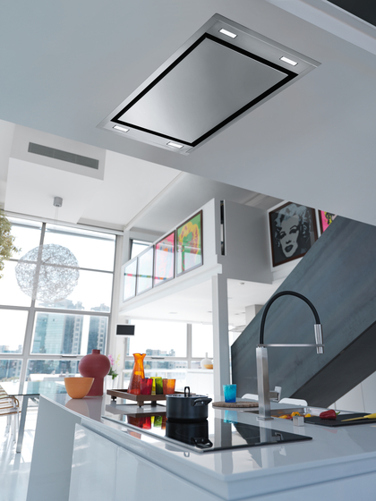 Maris Hood Flat Ceiling FCFL 906 Stainless Steel by Franke Home Solutions | Kitchen hoods