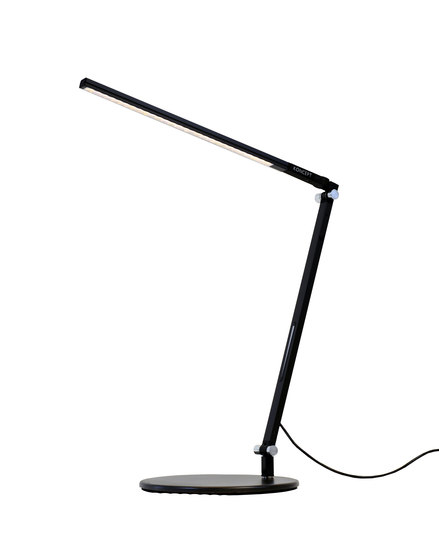 Z-Bar Solo Mini LED Desk Lamp - Metallic Black | Lámparas de sobremesa | Koncept
