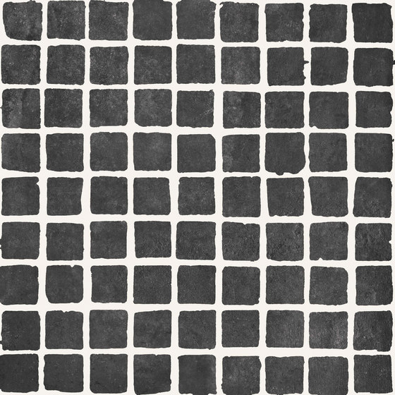 Bibulca | Black Mosaico Spaccatella 3x3 cm | Mosaici ceramica | IMSO Ceramiche