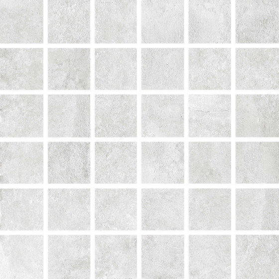 Bibulca | White Mosaico 5x5 cm | Ceramic mosaics | IMSO Ceramiche