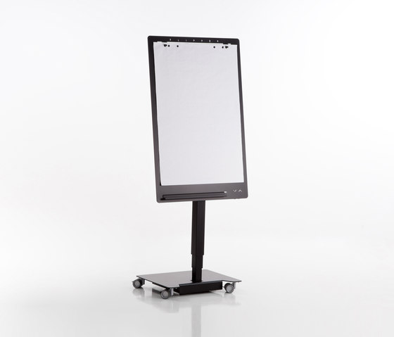 Electrically height-adjustable, mobile flipchart flipper | Flip charts / Writing boards | Inwerk
