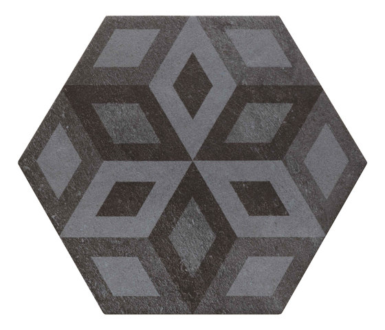 Bibulca | Esagona Frame 21x18 cm | Piastrelle ceramica | IMSO Ceramiche