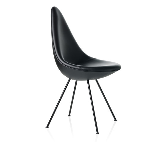 Drop™ | Chair | 3110 | Fully upholstered | Black base | Sillas | Fritz Hansen