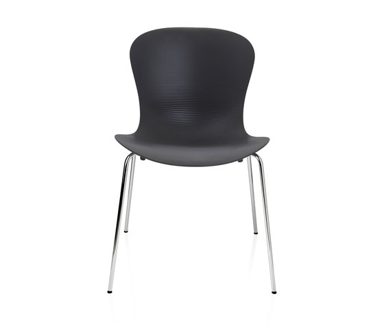 NAP™ | Chair | KS50 | Pepper grey | Chrome base | Stühle | Fritz Hansen