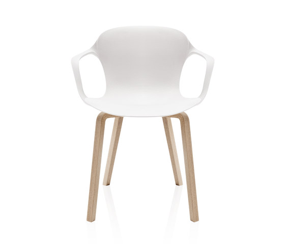 NAP™ | Chair | KS62 | White| Wood base | Sillas | Fritz Hansen