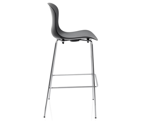 NAP™ | Bar stool | KS59 | Pepper grey | Chrome base | Taburetes de bar | Fritz Hansen