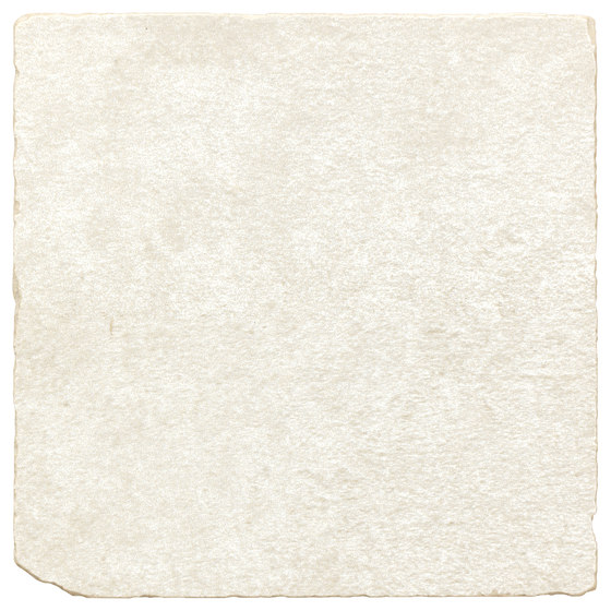 Bibulca | White Burattato 15x15 cm | Piastrelle ceramica | IMSO Ceramiche