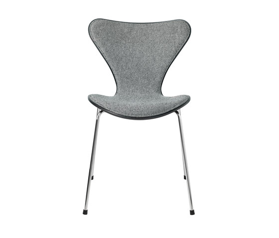 Series 7™ | Chair | 3107 | Front upholsred | Chrome base | Stühle | Fritz Hansen