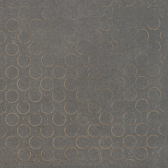 Karman Ceramica Decorata Singolo Geometrico Antracite | Carrelage céramique | EMILGROUP