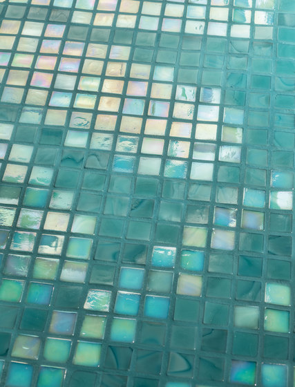 Royal Waves | Art Nouveau Decor 15x15 | Glas Mosaike | Mosaico+