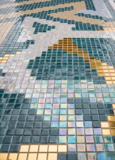 Royal Waves | Oriental Decor 15x15 | Mosaici vetro | Mosaico+