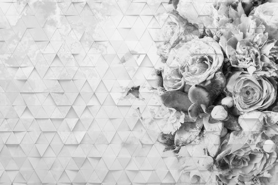 Decomposed Rose | Wandbilder / Kunst | INSTABILELAB