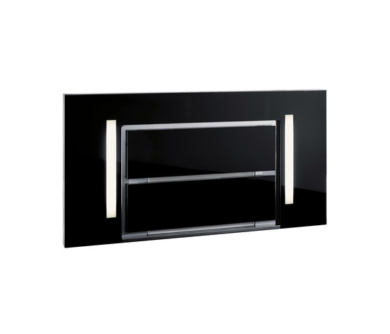 Maris T-Shape Hood FGB 906 W AC Stainless Steel-Glass Black | Campanas extractoras | Franke Home Solutions