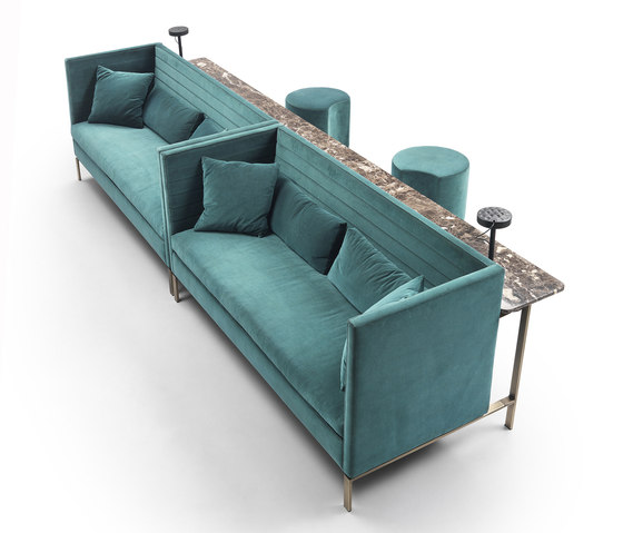 Stripes Velvet Sofa | Furniture | Marelli