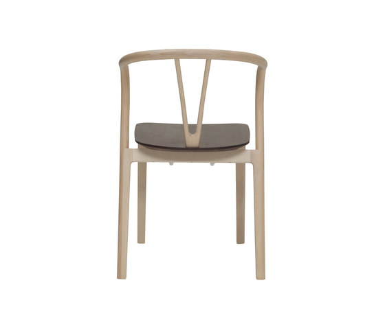 Flow | Dining Chair With Walnut Seat | Sillas | L.Ercolani
