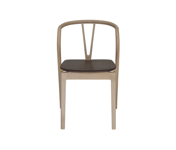 Flow | Dining Chair With Walnut Seat | Chaises | L.Ercolani