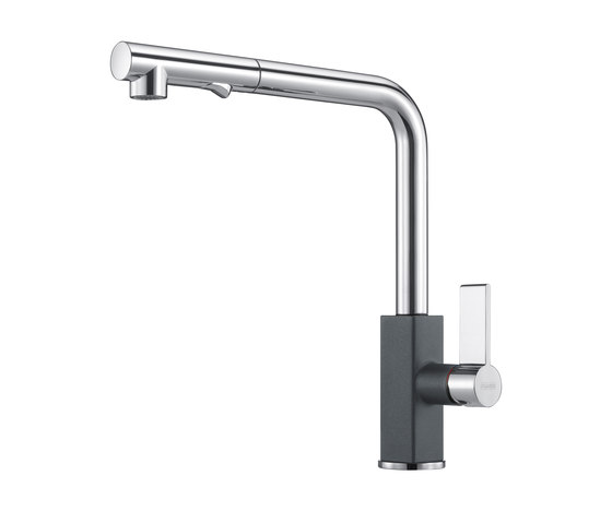 Maris Tap Pull Out L Version Chrome-Graphite | Kitchen taps | Franke Home Solutions