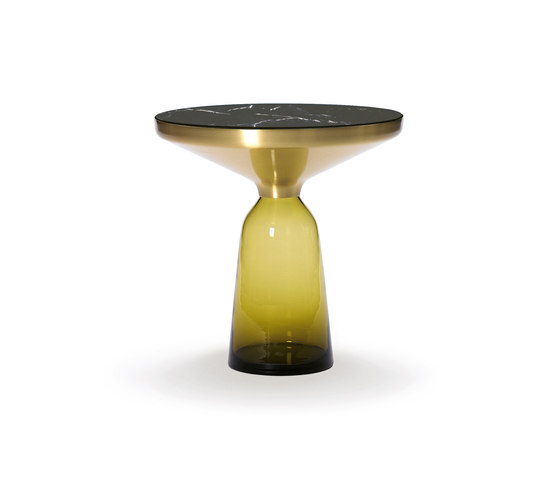 Bell Side Table brass-marble-yellow | Side tables | ClassiCon