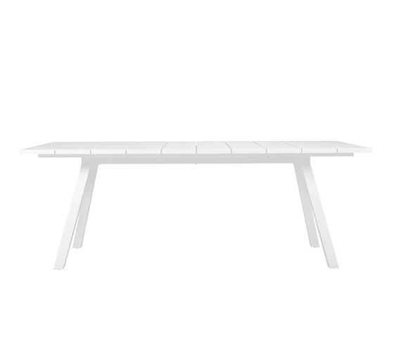 DOLCE VITA DINING TABLE RECTANGLE 200 WITH UMBRELLA HOLE | Dining tables | JANUS et Cie