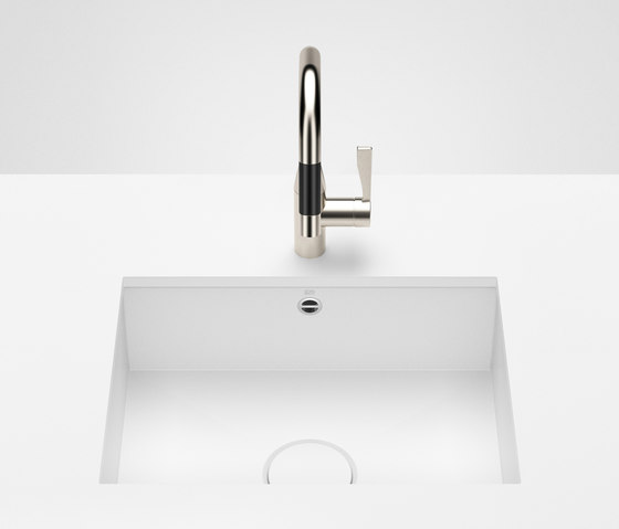 Kitchen sink in glazed steel - Cuve simple | Éviers de cuisine | Dornbracht