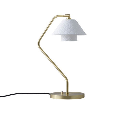 Oxford Double Desk Light, Satin Brass | Luminaires de table | Original BTC