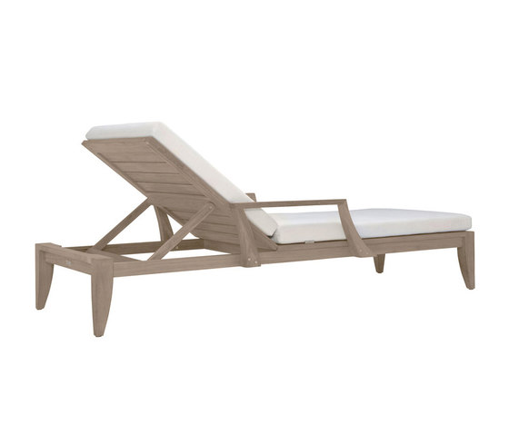 RELAIS CHAISE LOUNGE WITH ARMS | Tumbonas | JANUS et Cie