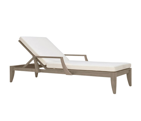 RELAIS CHAISE LOUNGE WITH ARMS | Tumbonas | JANUS et Cie