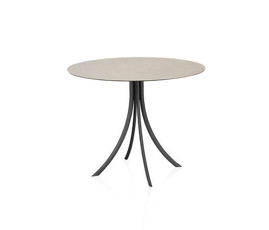 Bistro Outdoor Dining table stand with round top | Bistro tables | Expormim