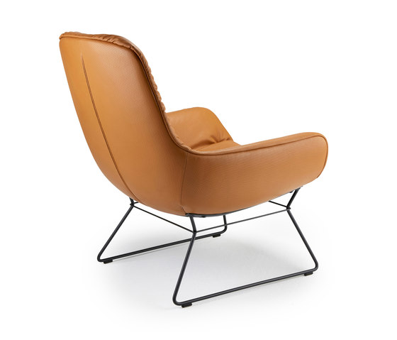 Leya | Lounge Chair with wire frame | Poltrone | FREIFRAU MANUFAKTUR