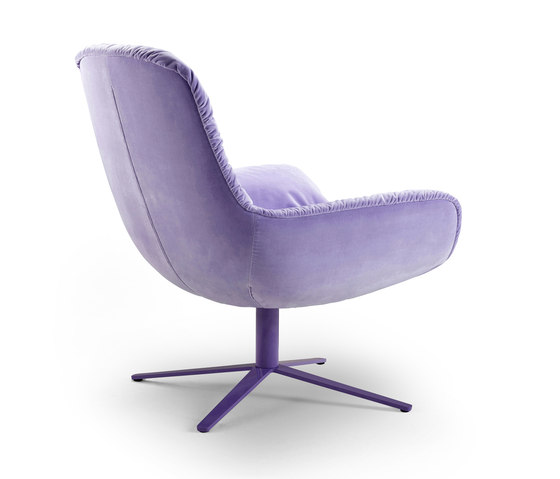 Leya | Lounge Chair with x-base frame | Fauteuils | FREIFRAU MANUFAKTUR