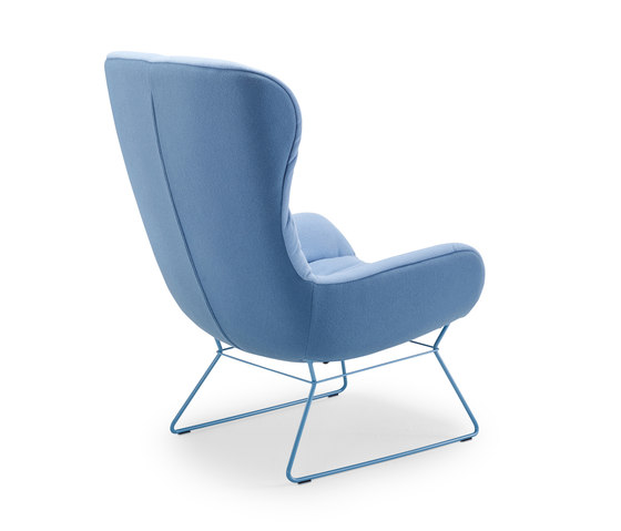 Leya | Wingback Chair with wire frame | Fauteuils | FREIFRAU MANUFAKTUR