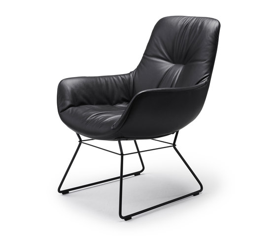Leya | Cocktail Lounge Chair with wire frame | Armchairs | FREIFRAU MANUFAKTUR