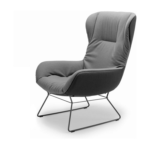 Leya | Wingback Chair with wire frame | Sillones | FREIFRAU MANUFAKTUR