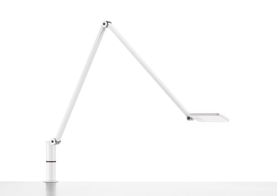 Attenzia task 4.000 K, avec pince de serrage 1 (10-50mm), blanc | Luminaires de table | Novus