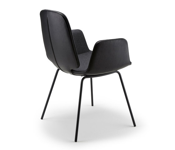 Tilda | Armchair with steel frame 4-legs | Sedie | FREIFRAU MANUFAKTUR