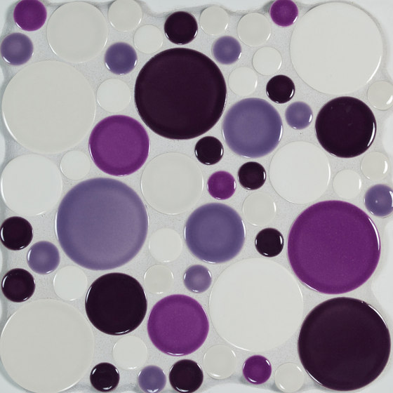 Multi-size Circles Random | Mosaici ceramica | Pratt & Larson Ceramics