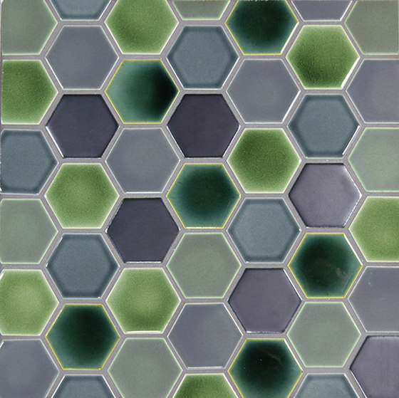 2” Hexagon | Keramik Mosaike | Pratt & Larson Ceramics