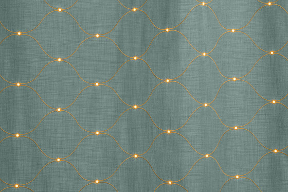 Dimout Jute-Wave | mint | Tissus de décoration | Forster Rohner Textile Innovations