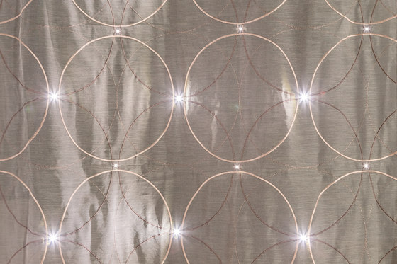 Sheer Circles | sand | Tissus de décoration | Forster Rohner Textile Innovations