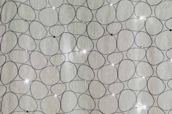 Linen Bubbles | grey | Tissus de décoration | Forster Rohner Textile Innovations