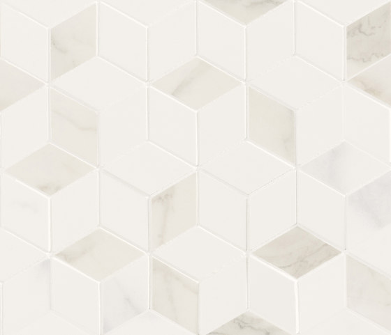 Deluxe | White Tessere Rombi | Ceramic tiles | Marca Corona