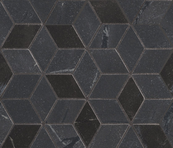 Newluxe Wall | Tessere Rombi Black | Ceramic tiles | Marca Corona