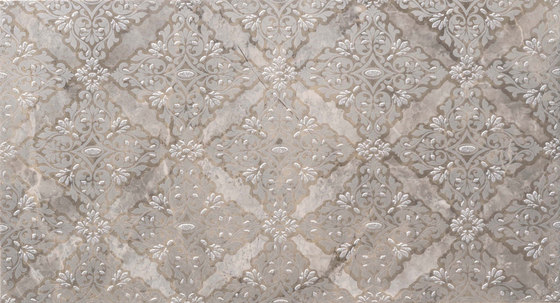Newluxe Wall | Damasco S/2 Grey | Carrelage céramique | Marca Corona