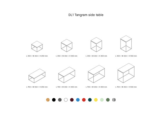 DL1 TANGRAM | Tables d'appoint | LOEHR