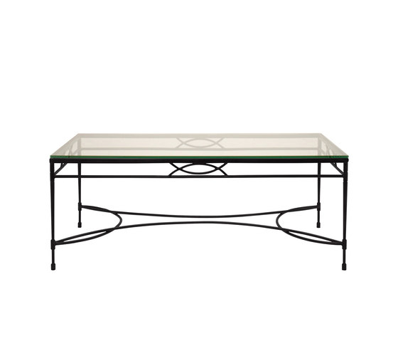 AMALFI GLASS TOP COCKTAIL TABLE RECTANGLE 122 | Coffee tables | JANUS et Cie